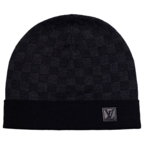 black lv beanie|louis vuitton beanie black.